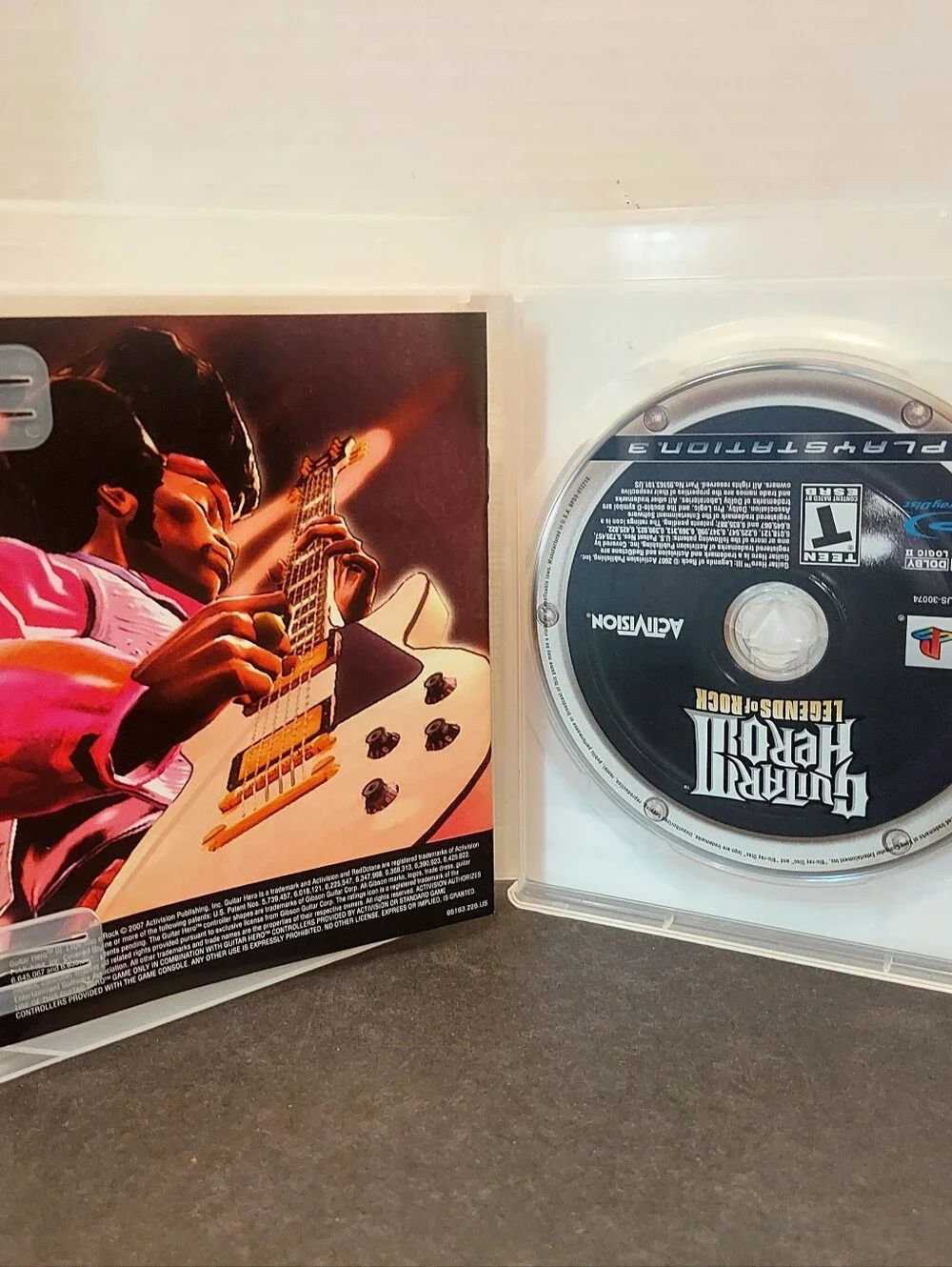 Guitar Hero III Legends of Rock Game for PlayStation 3 PS3 Guitar hero 3 ps3 cib